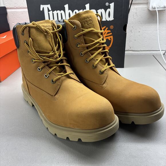 New Timberland PRO Sawhorse TB192628231 Men 12 Wheat Comp Toe Work Boots JLOL447 main image 4